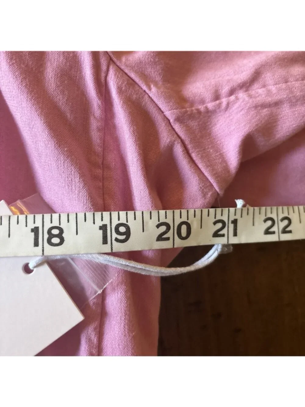 Lauren Conrad Linen Blend  Pink One Button Jacket Size Large NWT - Picture 6 of 7